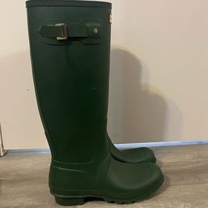 Forest Green Hunter Rain Boots